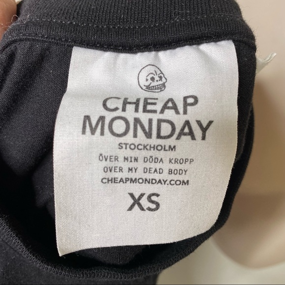 Cheap Monday Top Cold Shoulder Black - Picture 4 of 5